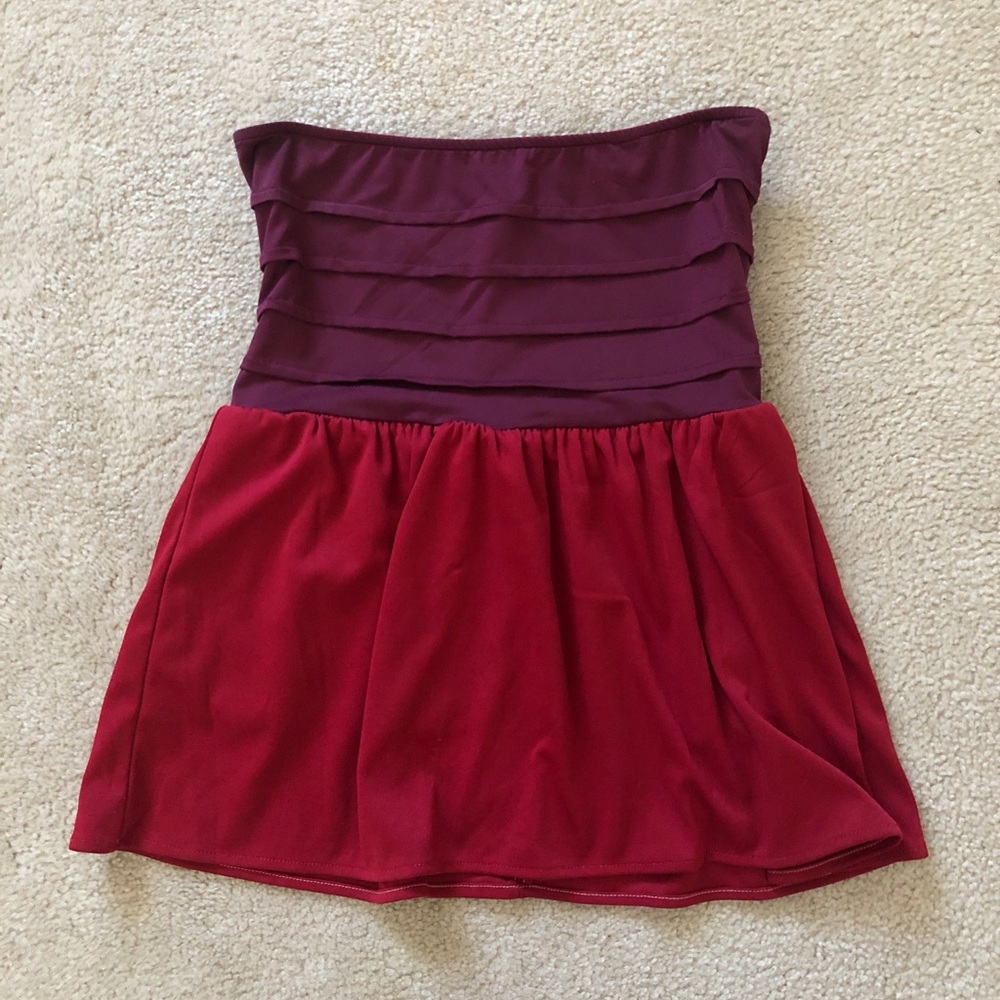 Urban Renewal Stretchy Peplum Tube Top